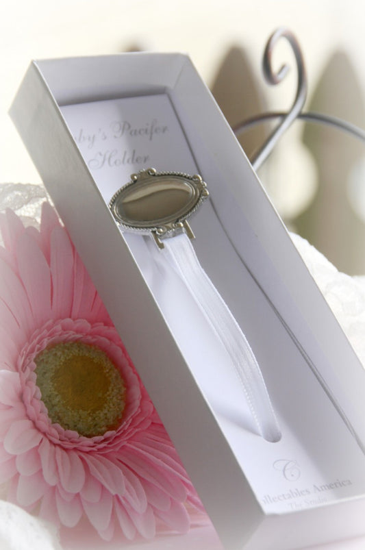 Sterling Silver Pacifier Clip
