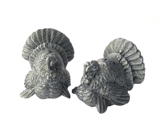 Menagerie Pewter Salt &Pepper Set