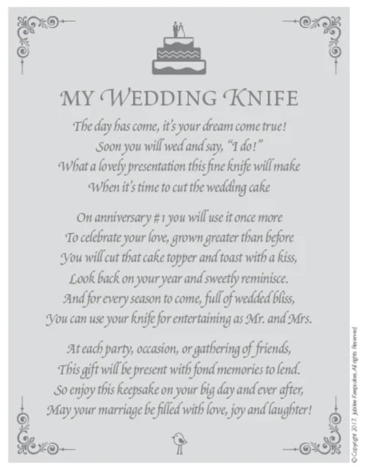 Keepsake Knife / wedding
