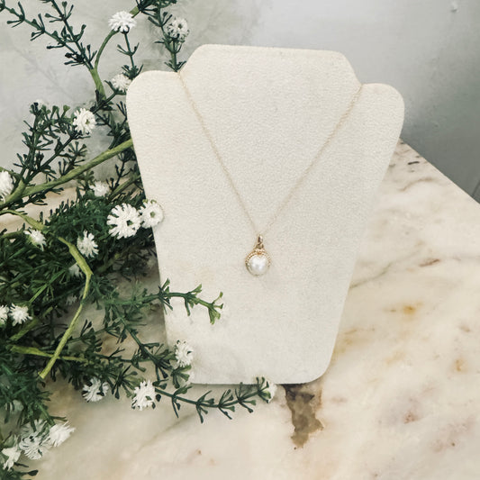Mabe Pearl 14K Necklace