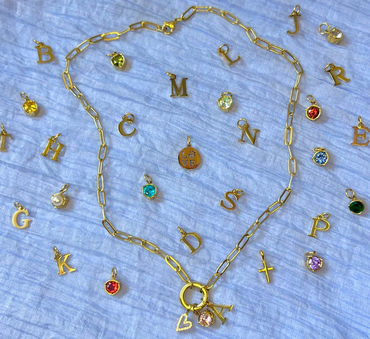 10 mm Initial Charm - Your Story