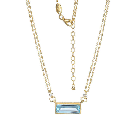 Sky BlueTopaz Necklace