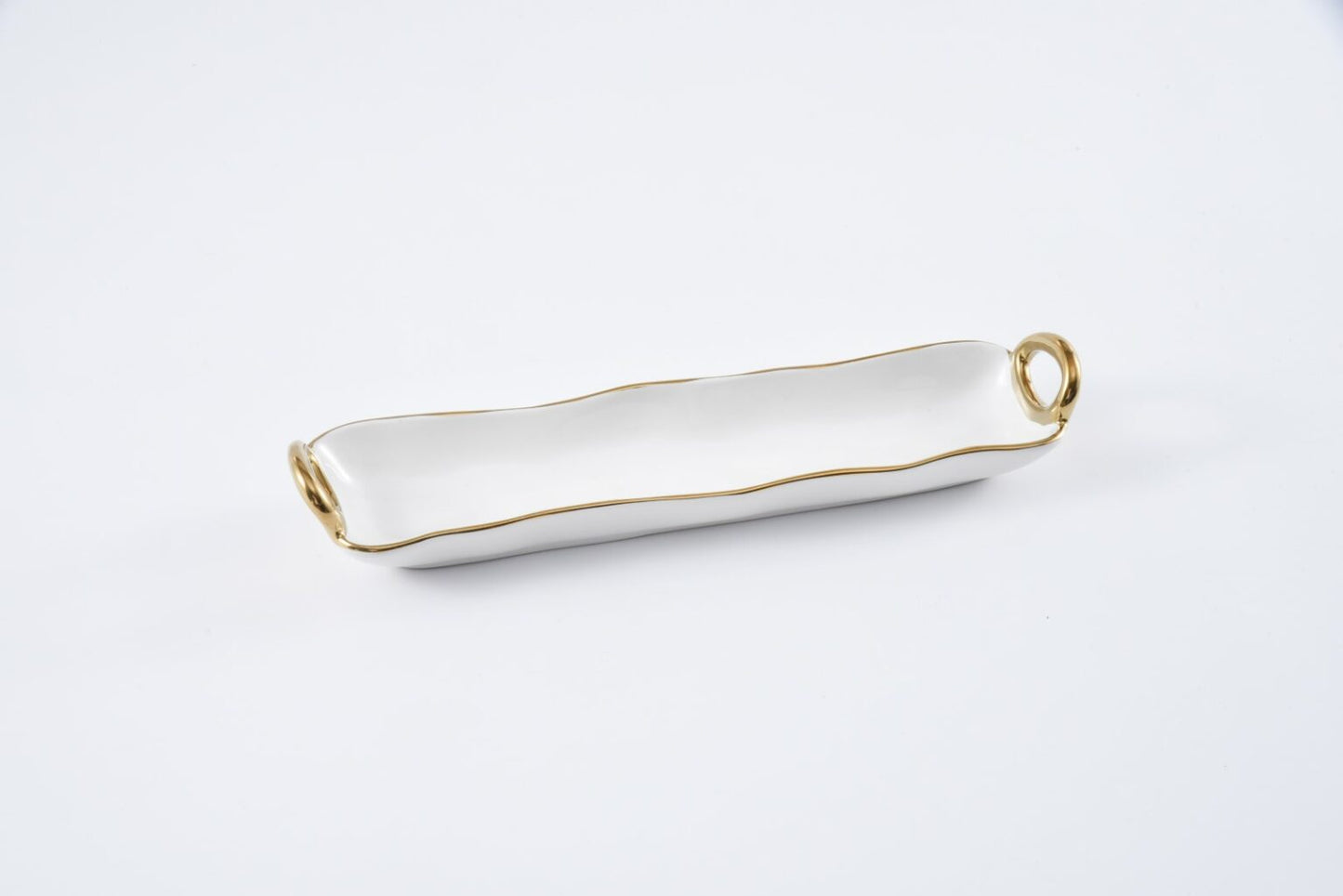 Golden Handles Cracker Tray