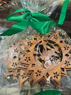 Birth of Jesus Ornaments, set of 6