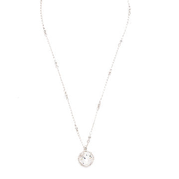 Cushion-Cut Pendant Necklace