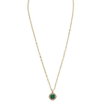 Haute Halo Pendant Necklace