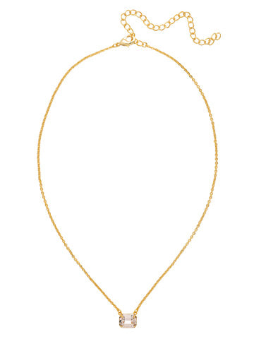 Octavia Single Crystal Pendant Necklace