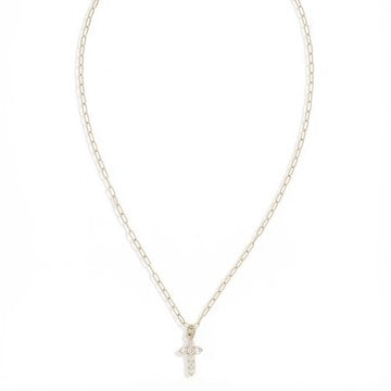 Crystal Cross Pendant Necklace