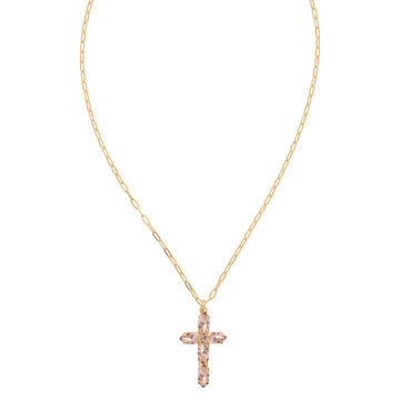 Clarissa Cross Pendant Necklace