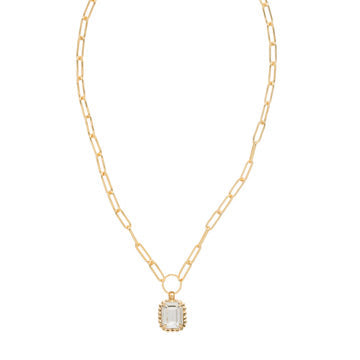 Octavia Scalloped Pendant Necklace