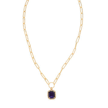 Octavia Scalloped Pendant Necklace