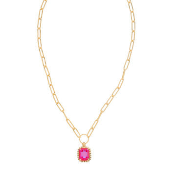 Octavia Scalloped Pendant Necklace