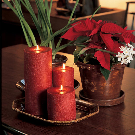 Timberline™ Pillar Candles 3 x6 Unscented Red