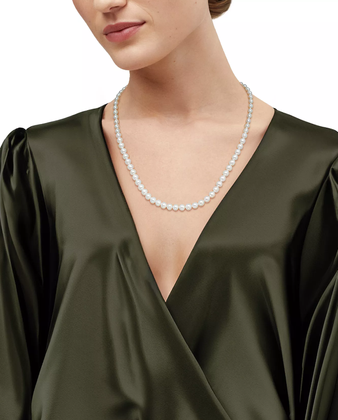 5mm Freshwater Pearl Necklace 20”