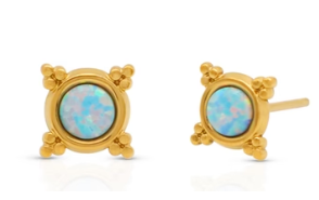 Opal Compass Earrings