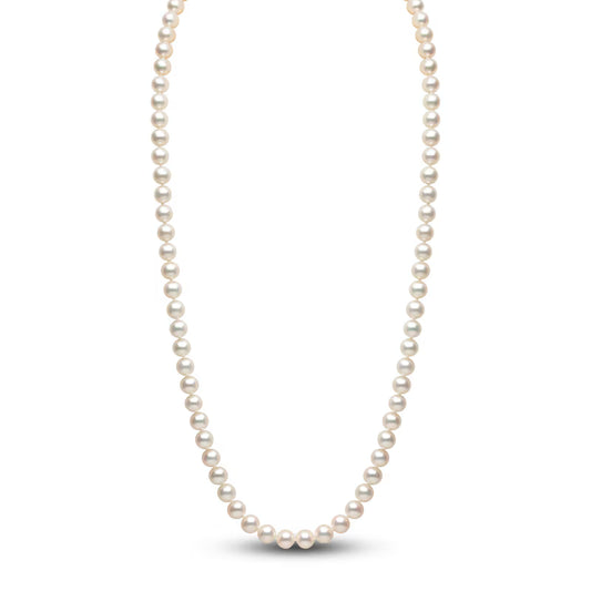 6mm Freshwater Pearl Necklace 24”