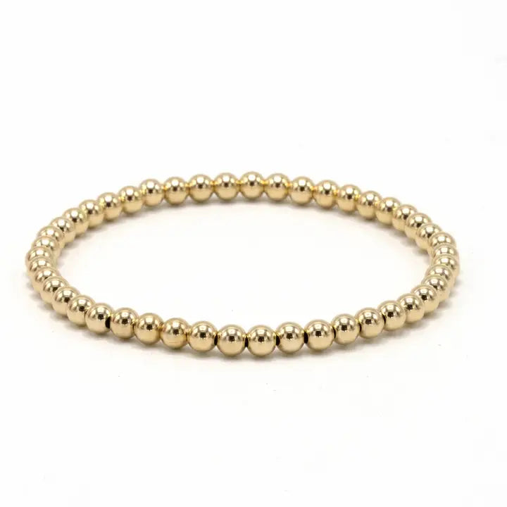 4mm 14k Gold Filled Karma Waterproof Bracelet