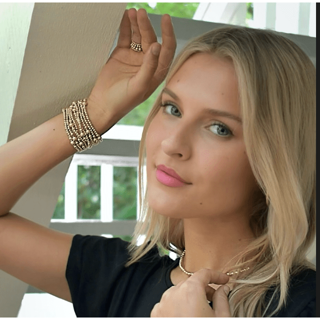 The Nantucket Collection 3*6 14k Gold- Filled Beaded Bracelet