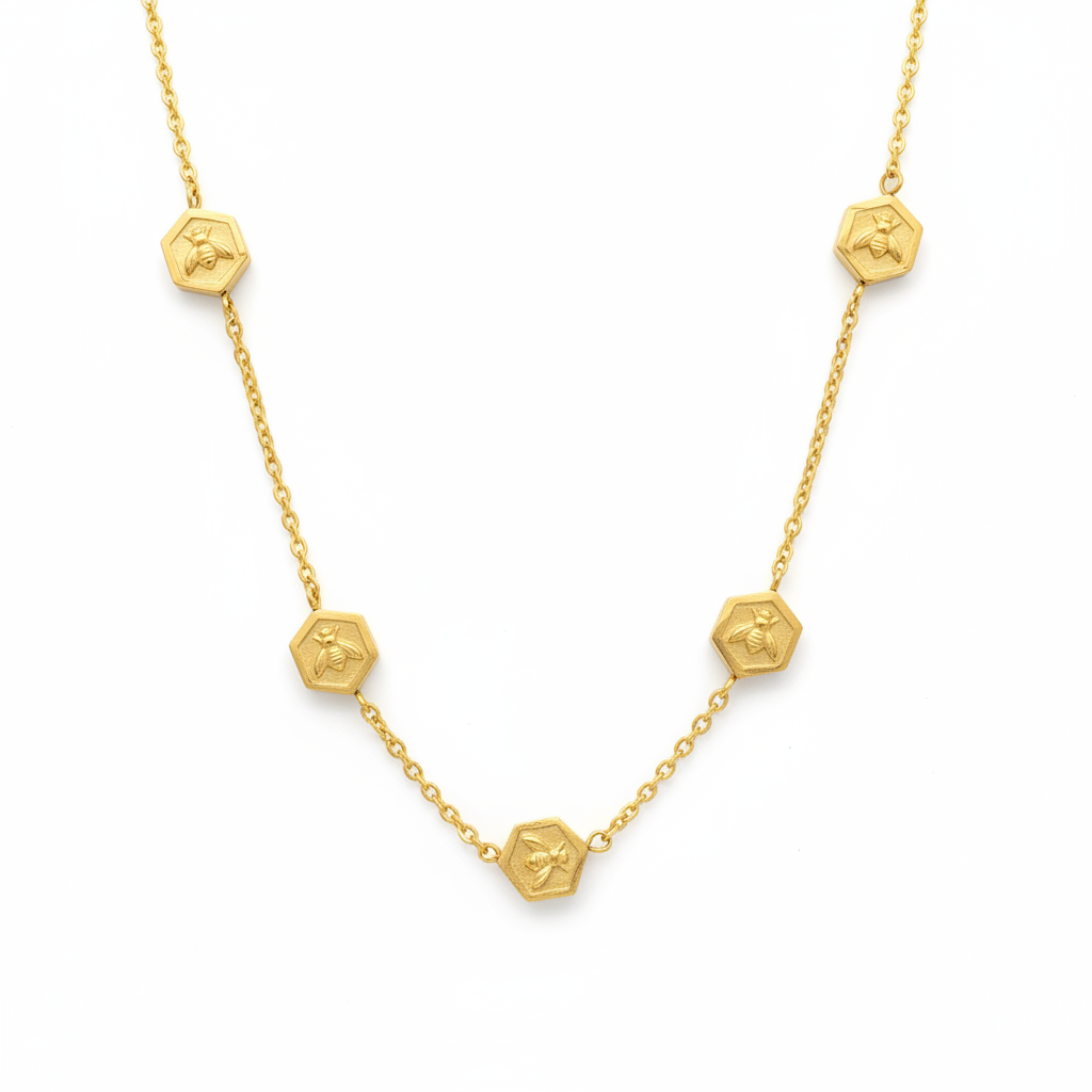 Bee Station Necklace