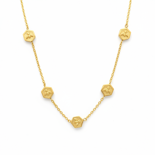 Bee Station Necklace