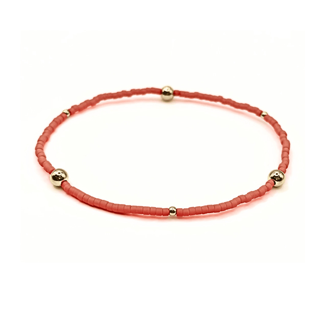 Erin Gray - Game Day Gold-Filled & Seed Bead Waterproof Bracelet Collection