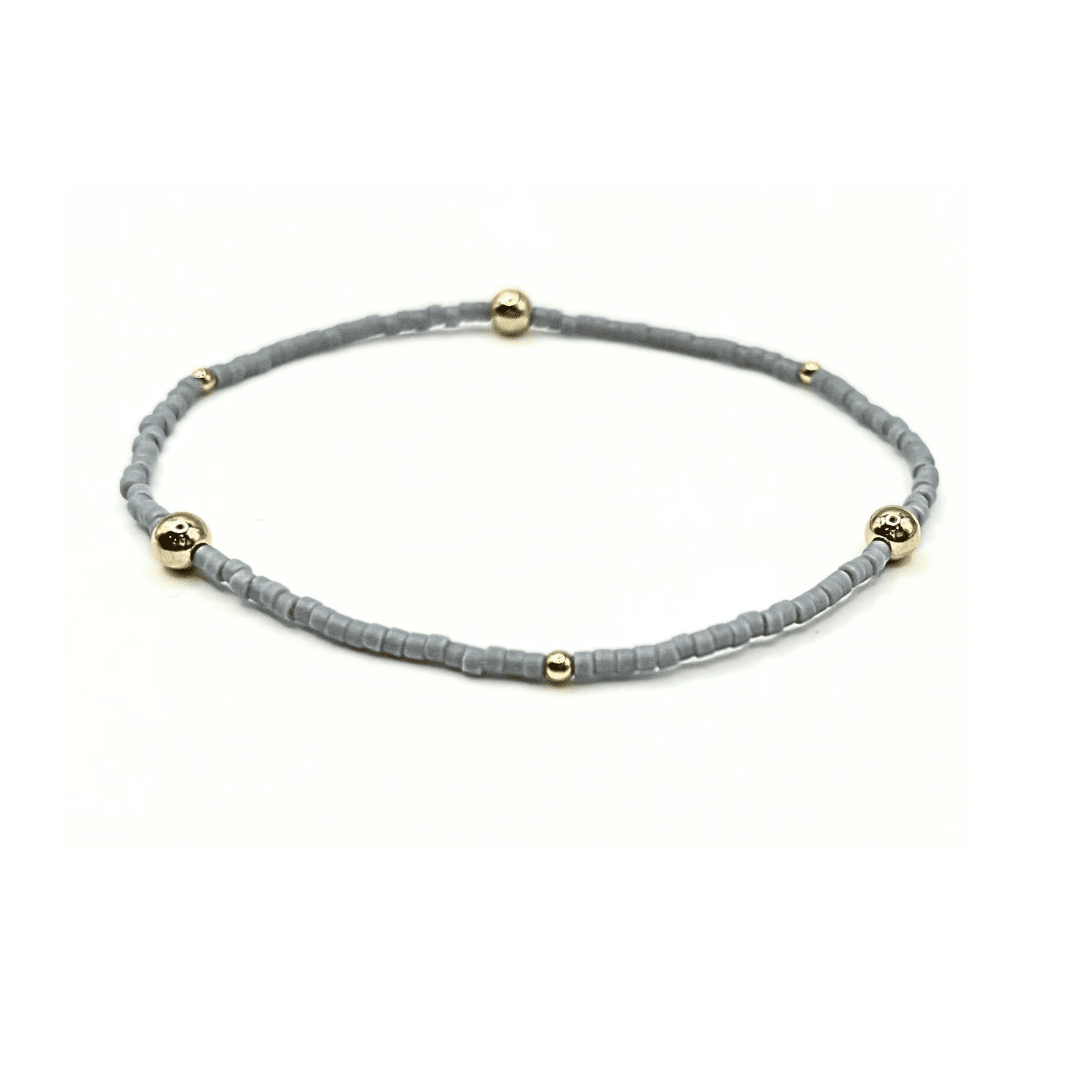 Erin Gray - Game Day Gold-Filled & Seed Bead Waterproof Bracelet Collection