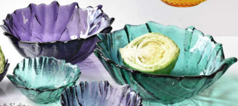Blenko Glass Co. Cabbage Bowl