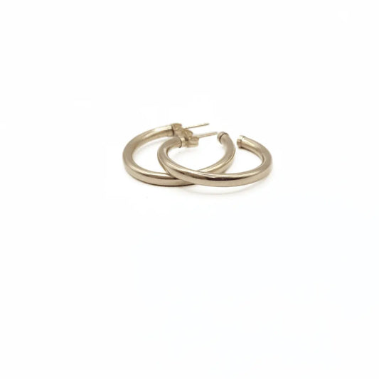 Paris 14K Gold filled Post Hoop Earring - Waterproof