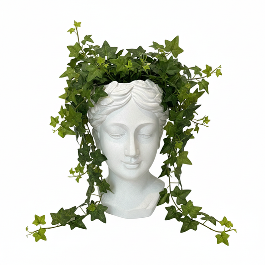 Grecian Head Statue Planter
