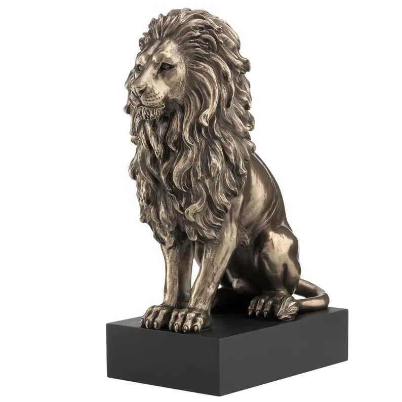 Cold Cast Bronze Finish LION