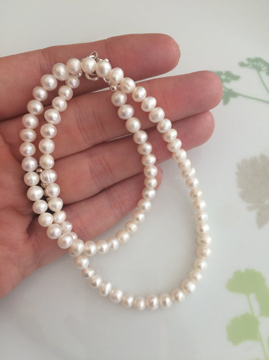 7mm Akoya Pearl Necklace 18”