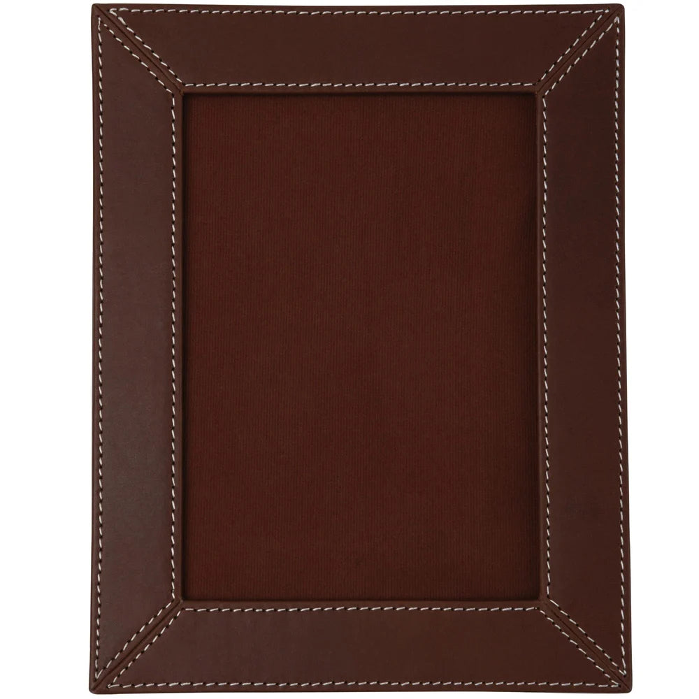 Brown Leather Photo Frame
