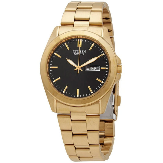 Men's Gold-Tone Stainless Steel Quartz Watch