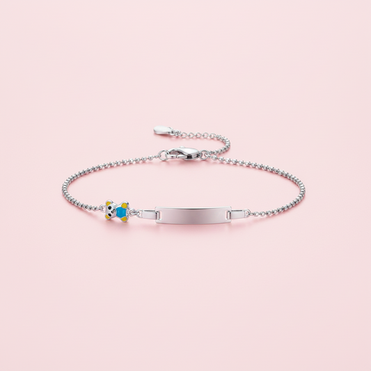 Sterling Silver Bear Bracelet